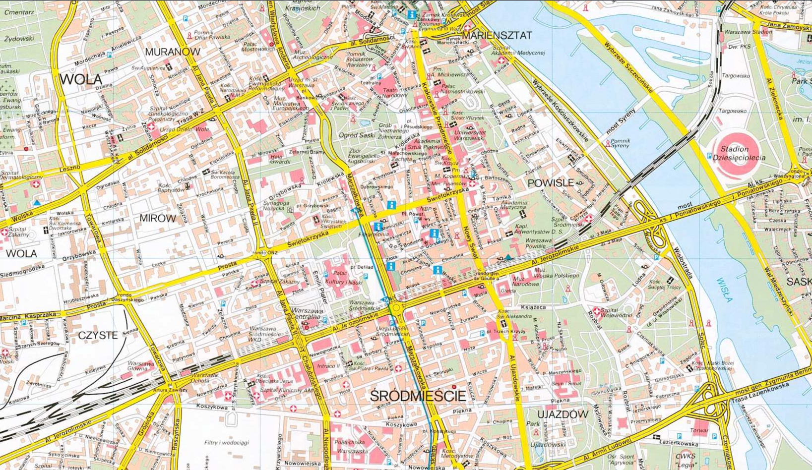 dserver.pl client map in Warsaw
